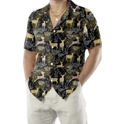 Christmas Golden Reindeers Hawaiian Shirt Best Gift For Christmas Aloha Shirt For Men and Women - Dream Art Europa