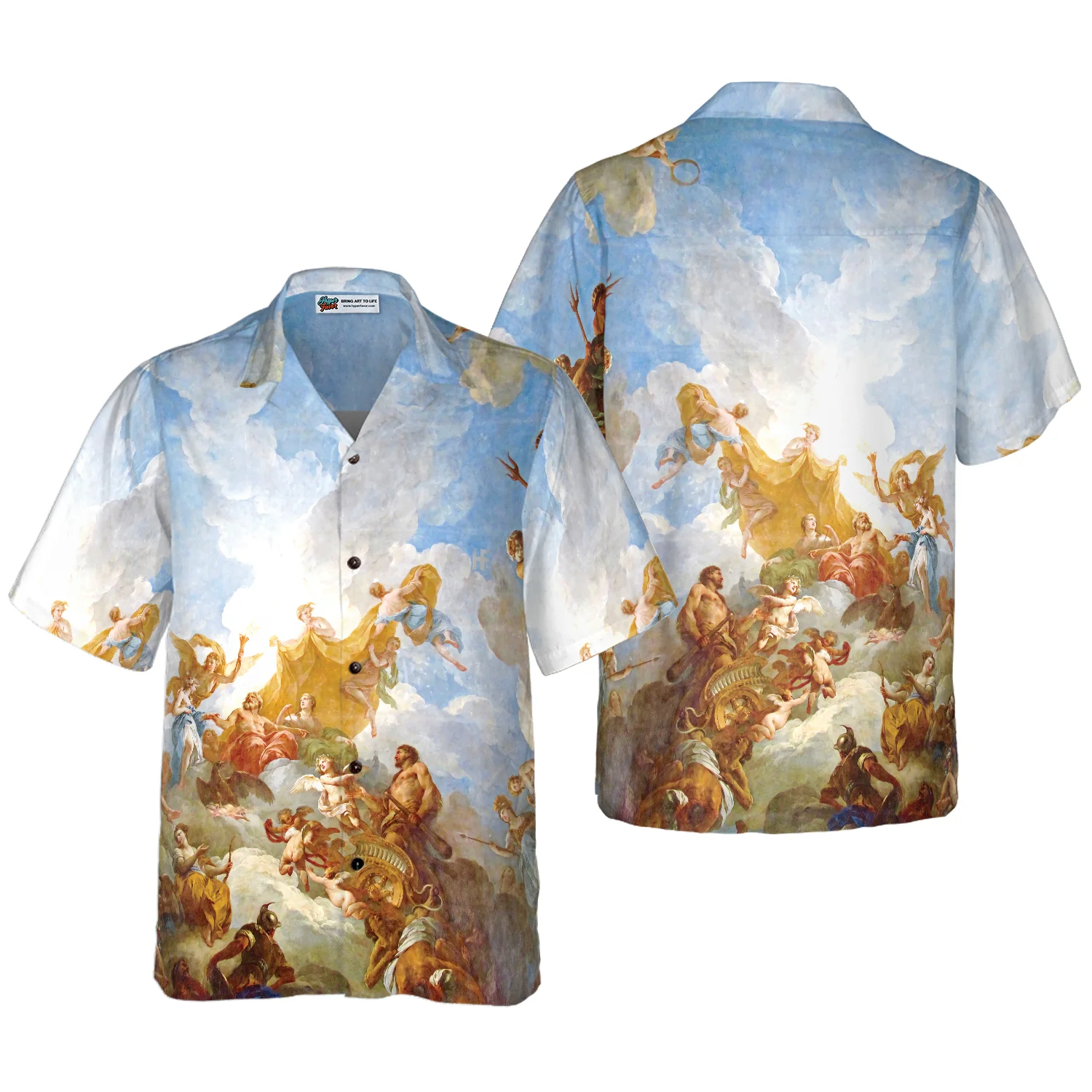 Greek Gods On Mount Olympus Hawaiian Shirt Aloha Shirt For Men and Women