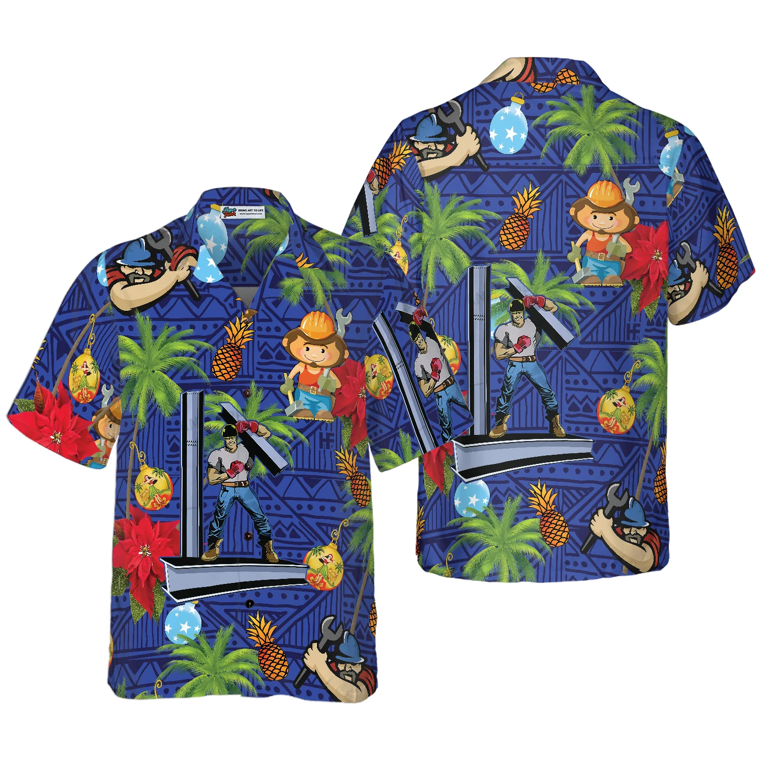 Ironworker Proud Hawaiian Shirt Aloha Shirt For Men and Women