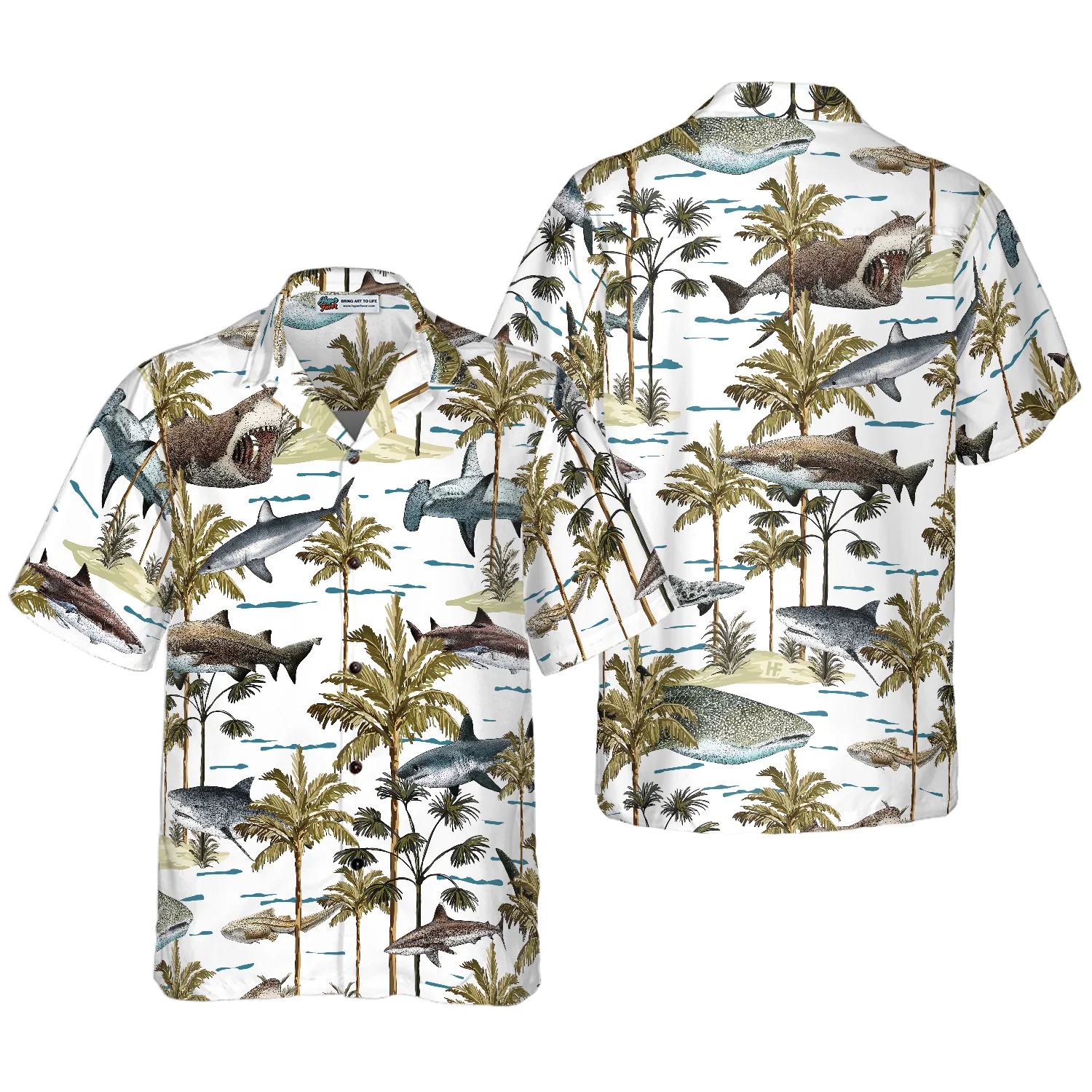Shark Collection Hawaiian Shirt Aloha Shirt For Men and Women