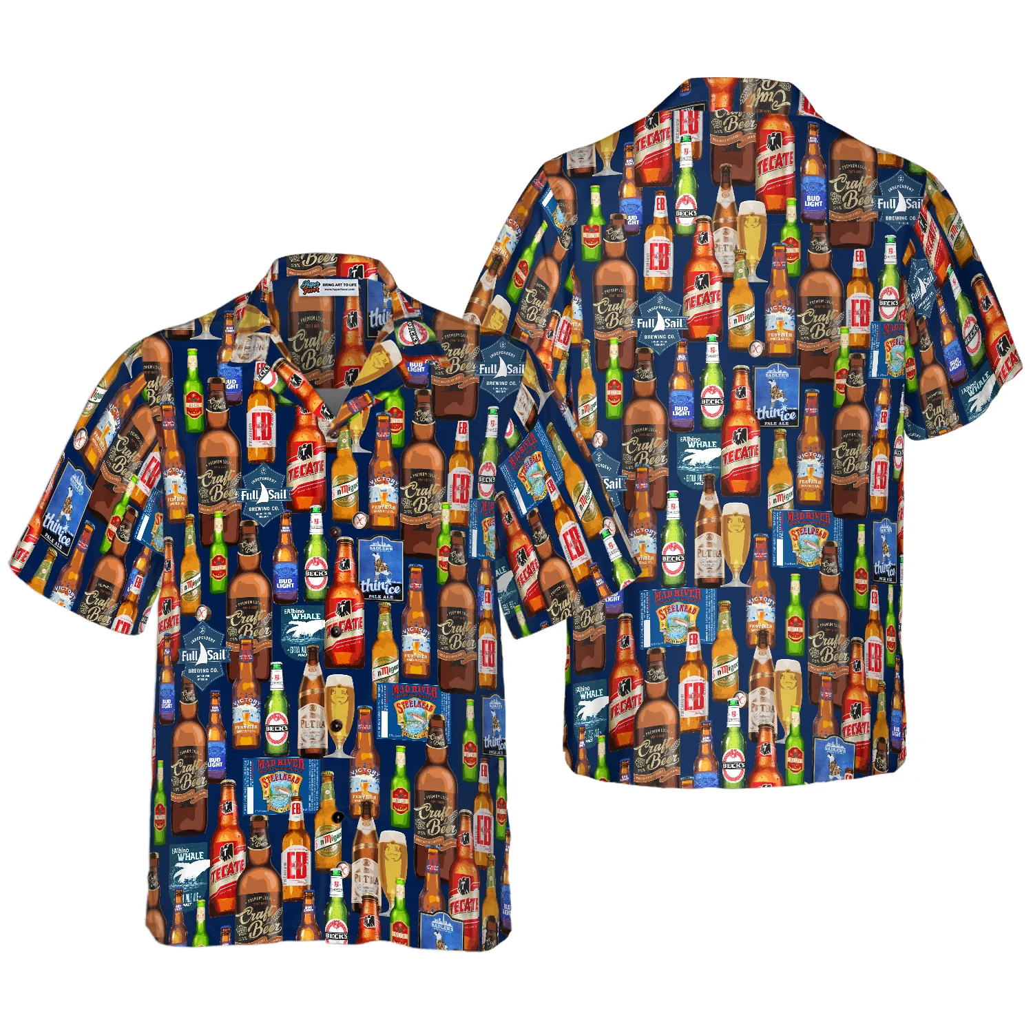 Beer Hawaiian Shirt Aloha Shirt For Men and Women