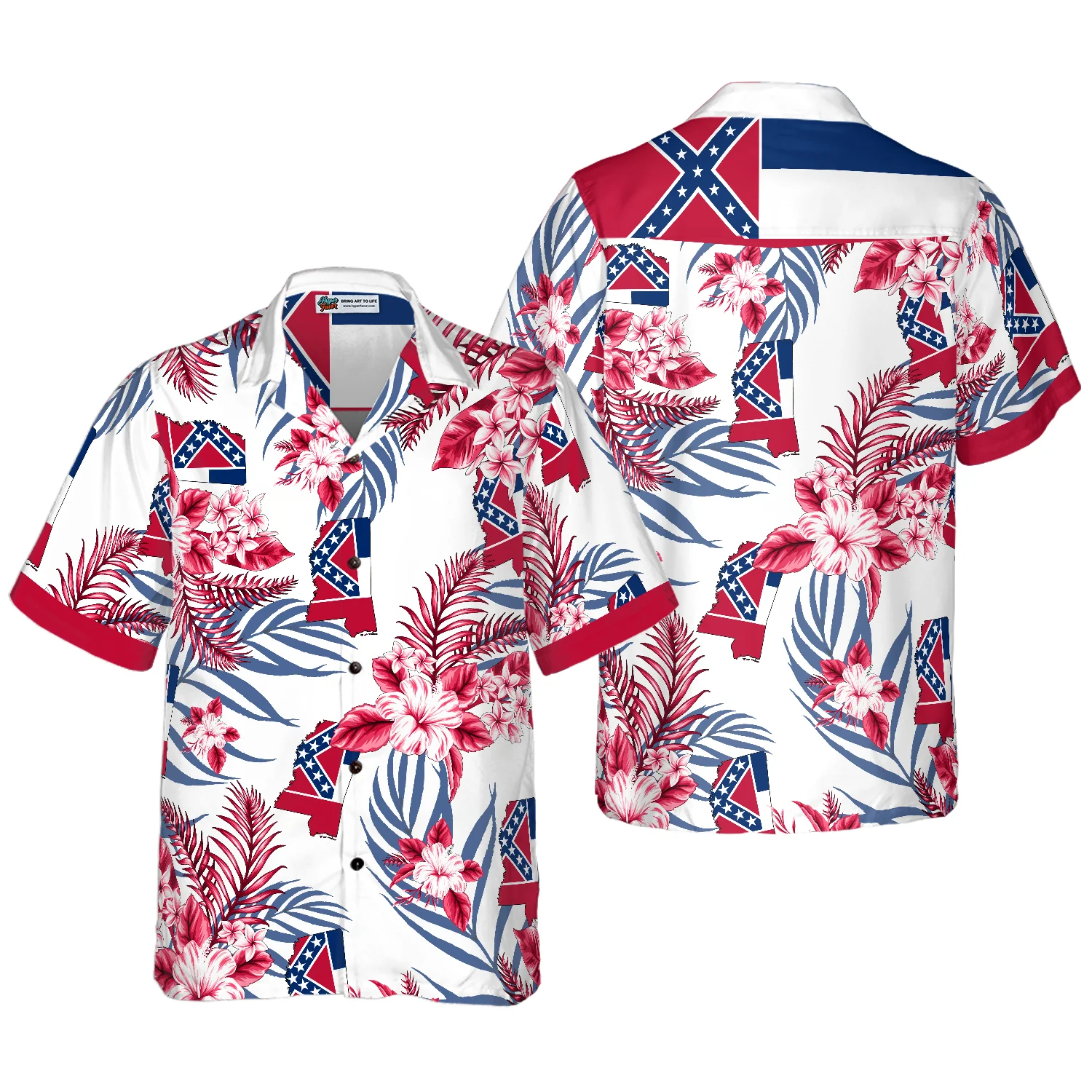 Mississippi Proud Hawaiian Shirt Aloha Shirt For Men and Women