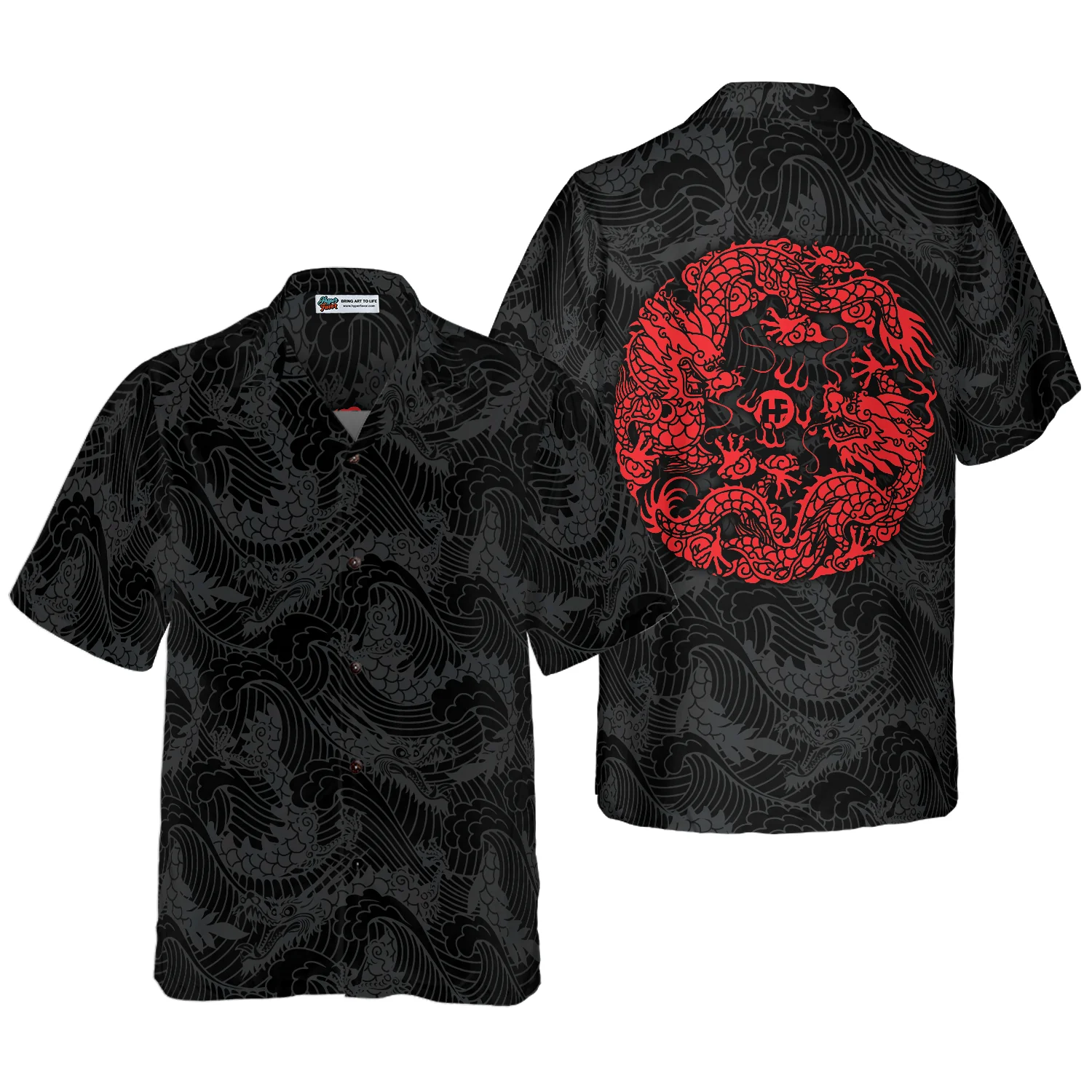 Dragon Hawaiian Shirt Aloha Shirt For Men and Women