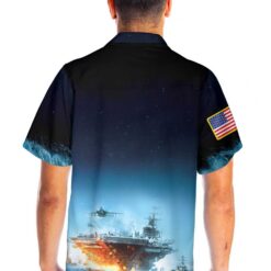 Navy Veteran Hawaiian Shirt Proud Veteran Shirt Meaningful Gift For Veteran Day Aloha Shirt For Men and Women - Dream Art Europa