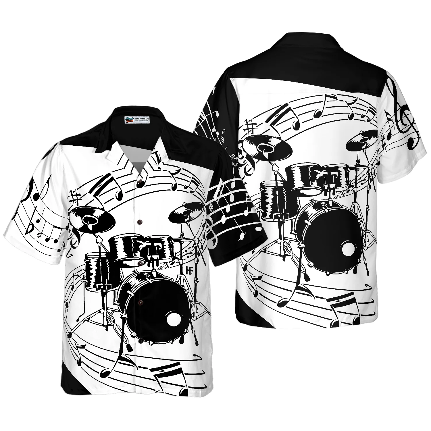 Drums For Music Hawaiian Shirt Aloha Shirt For Men and Women