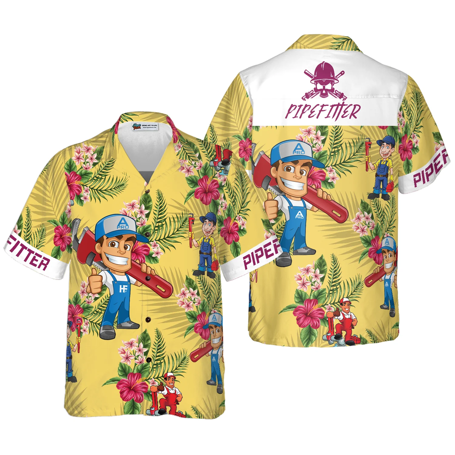 PIPEFITTER Hawaiian Shirt Aloha Shirt For Men and Women