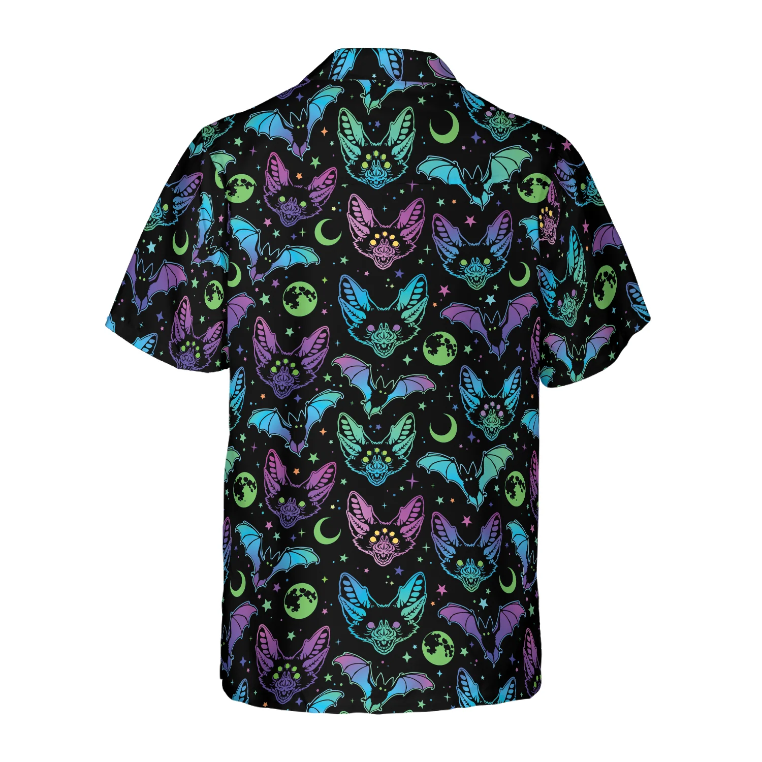 Multicolored Bats Hawaiian Shirt Aloha Shirt For Men and Women