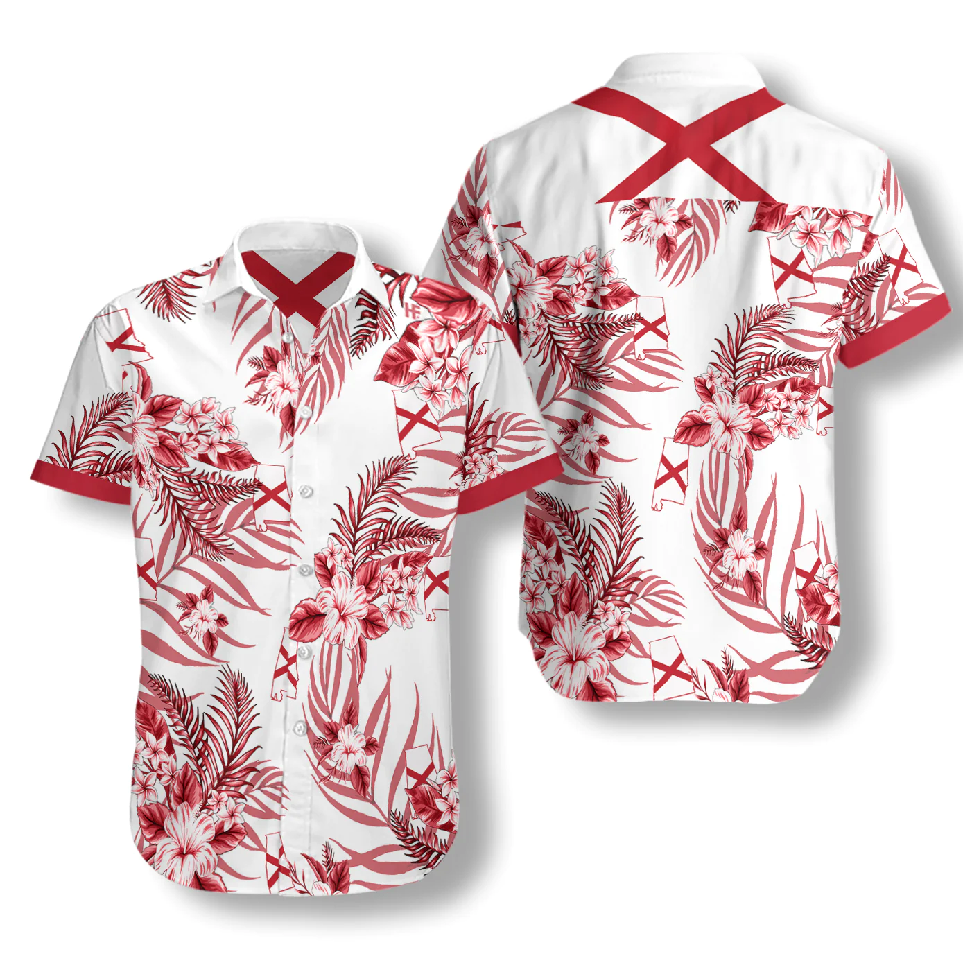 Alabama Proud Hawaiian Shirt Aloha Shirt For Men and Women