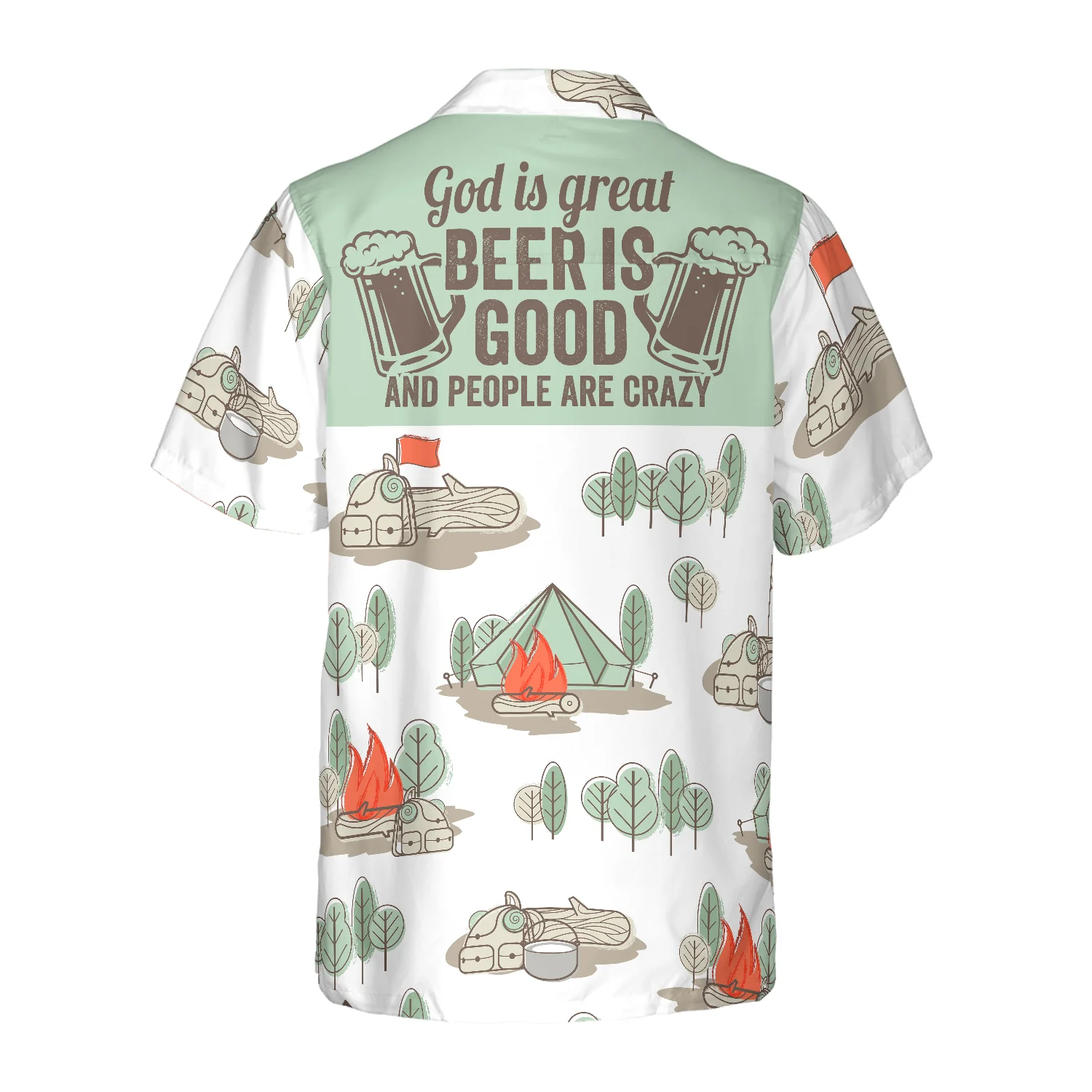 God Is Great Beer Is Good Hawaiian Shirt Aloha Shirt For Men and Women