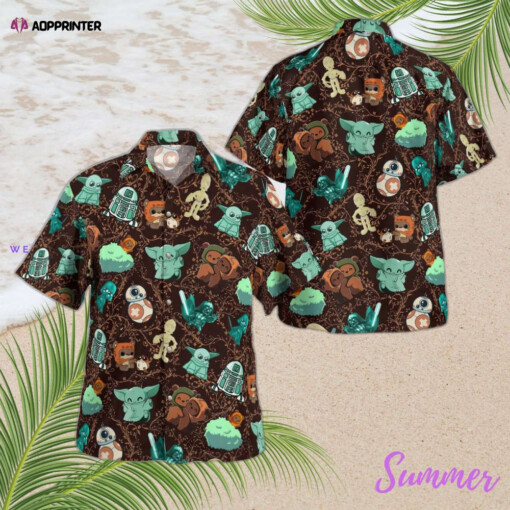Babay Yoda Star Wars Hawaii Shirt Summer Aloha Shirt For Men Women Vintage