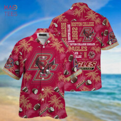 Boston College Eagles Hawaiian Shirt New Gift For Summer Button Shirt 3D