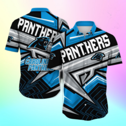 Carolina Panthers NFL Summer Hawaiian Shirt Collection Sports Fans Blue Dark