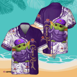 Crown Royal Baby Yoda Hawaiian Shirt SummerAloha Shirt For Men Women