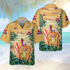 Crown Royal Surfing Tropical ForeStar Trek Hawaiian Shirt - Dream Art Europa