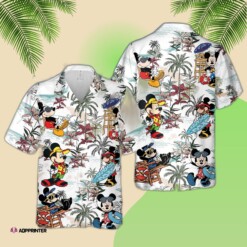Custom Mickey Mouse Summer Hawaiian Shirt Summer Aloha Shirt For Men Women