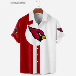 Custom Name Simple Arizona Cardinals Full Printing Hawaiian Shirt