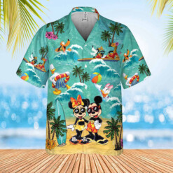 Disney Mickey And Minnie Hawaiian Shirt Disney Magical Hawaiian Shirt - Dream Art Europa