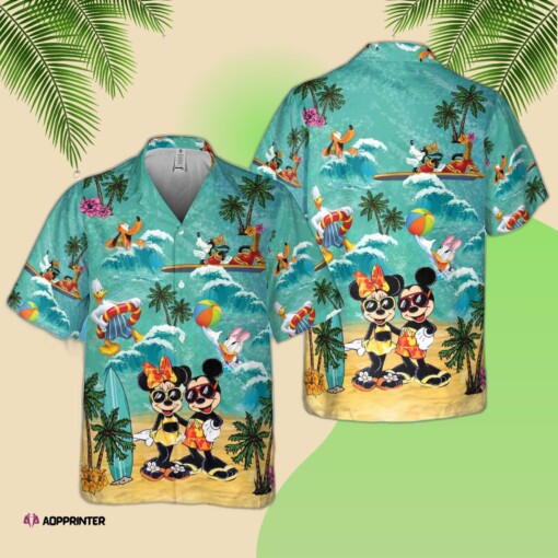 Disney Mickey And Minnie Magical Hawaiian Shirt