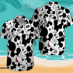 Disney Mickey Mouse Floral Aloha Hawaiian Shirt Cartoon Icon 02 Summer Aloha Shirt For Men Women