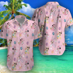 Pink Disney Crew Hawaii Beach Shirt Summer Vacation Hawaiian Shirt - Dream Art Europa