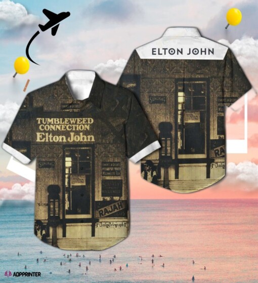 Hot Elton John Tumbleweed Connection Album Hawaiian Shirt