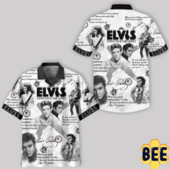 Elvis Presley Long Live The King Trending Hawaiian Shirt - Dream Art Europa