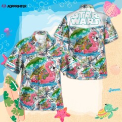 Funny Star Wars Beach Hawaiian Shirt Summer Aloha Shirt For Men Women