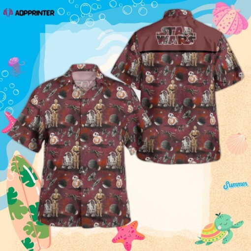 Galaxy Star Wars Hawaiian Shirt Summer Aloha Shirt For Men Women