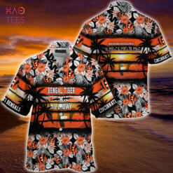 Hawaiian Shirt Cincinnati Bengals NFL-Summer Floral Sports EnthusiaStar Trek Button T-Shirts