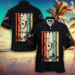 Houston Texans NFL Hawaiian Shirt Retro Vintage Summer Aloha Shirt For Men Women Trending
