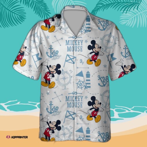 Mickey Pattern 3D All Print Hawaiian Shirt For Men Women New Aloha Shirt For Men Women