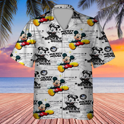 Mickey Pattern 3D All Print Hawaiian Shirt For Men Women Summer Hot Aloha Shirt For Men Women