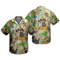 Mickey Pirates Hawaiian shirt Mickey Hawaiian shirt - Dream Art Europa