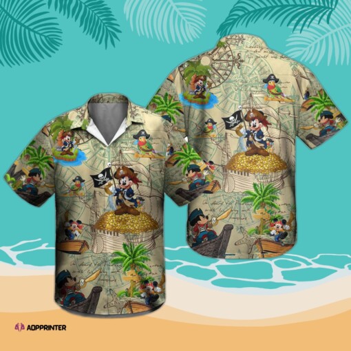 Mickey Pirates Hawaiian shirt Mickey Hawaiian shirt