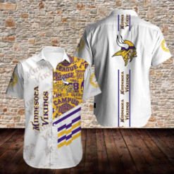 Minnesota Vikings White Hawaiian Shirt Summer Aloha Shirt For Men Women - Dream Art Europa