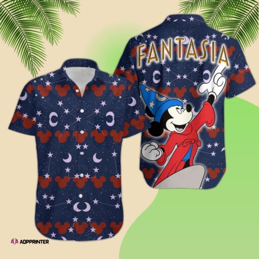 Minnie Fantasia Floral Hawaii Beach Pattern