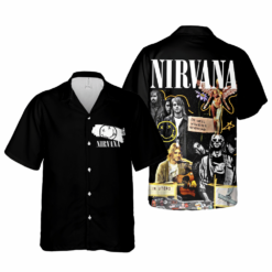 Nirvana Merch Art Cuban Shirt Premium Unique Hawaiian Shirt - Dream Art Europa