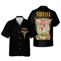 Nirvana Merch In Utero Album Art Cuban Shirt Premium Unique Hawaiian Shirt - Dream Art Europa