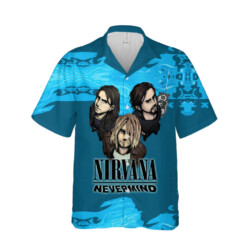 Nirvana Merch Nevermind Art Rock Music Cuban Shirt Premium Unique Hawaiian Shirt - Dream Art Europa