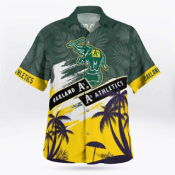 Oakland Athletics Tropical Vintage Hawaii Shirt Summer Aloha Shirt For Men Women - Dream Art Europa