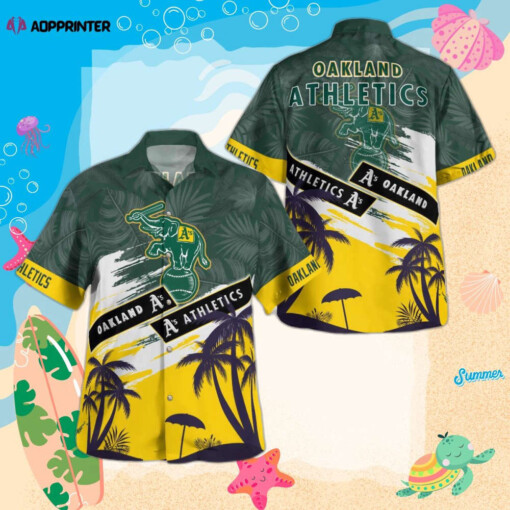 Oakland Athletics Tropical Vintage Hawaii Shirt Summer Aloha Shirt For Men Women