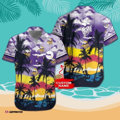 Personalized Minnesota Vikings Hawaiian Shirt