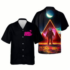 Pink Floyd Merch Astronaut Art Triangle Rainbow Cuban Shirt Premium Hawaiian Shirt - Dream Art Europa