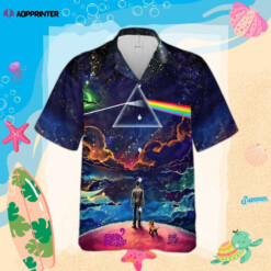 Pink Floyd The Dark Side Of The Moon Galaxy Art Cuban Shirt Premium Hawaiian Shirt