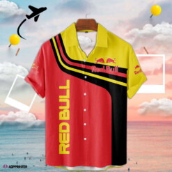 Red Bull Full Printing 3D Hawaiian Shirt Fan Made - Dream Art Europa