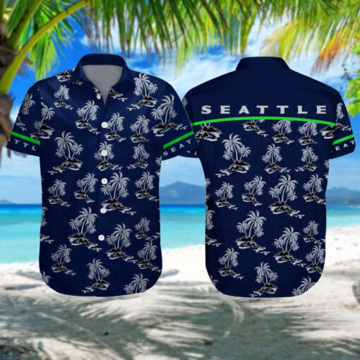 Seattle Hawaiian Shirt Seattle Football Shirt For Men New Summer Aloha Shirt For Men Women