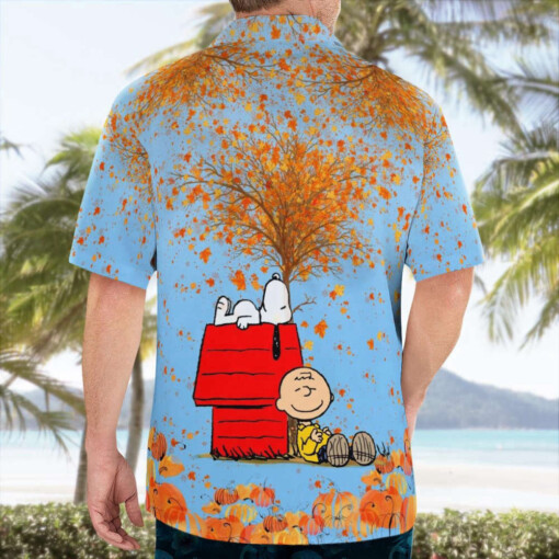 Snoopy 5 Blue Hawaiian Shirt Summer Aloha Shirt For Men Women
