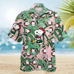 Snoopy 5 Hawaiian Shirt Summer Aloha Shirt For Men Women - Dream Art Europa