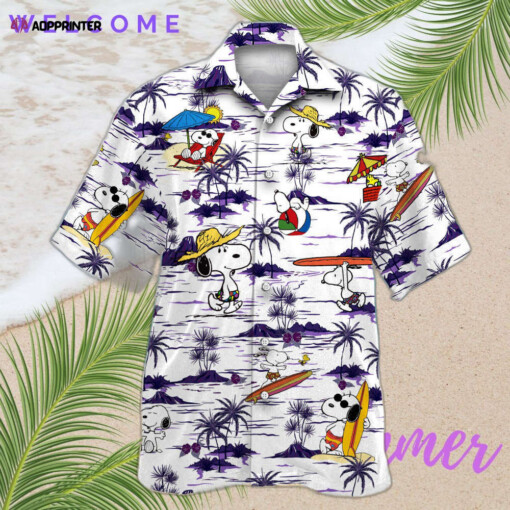 Snoopy 8 Hawaiian Shirt Summer Aloha Shirt For Men Women