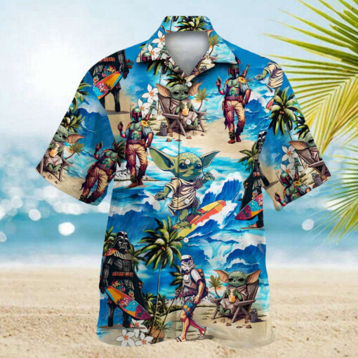 Special Star Wars Surfing Hawaiian Shirt Summer Aloha Shirt For Men Women